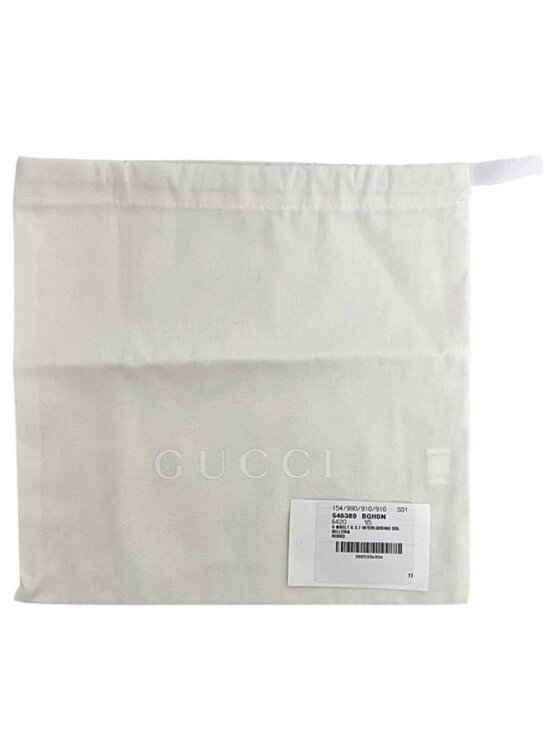 Gucci Belt Red Interlocking Waist 100 35 Leather Metal GG Logo Buckle main image 9